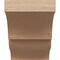 Ekena Millwork 6in. W x 8in. H x 32in. L Asheboro Woodgrain TimberThane Rafter Tail, Primed Tan RFTUR06X08X32ASHRCPR - alternate 5